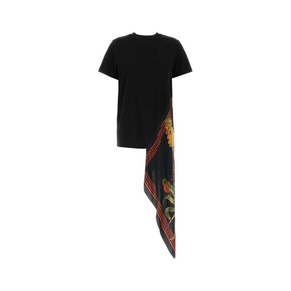Blumarine Women Black Cotton T-Shirt